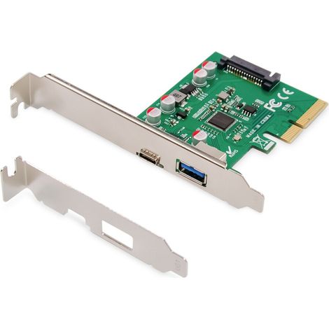 Digitus PCIe Karte, USB Typ-C™ + USB A