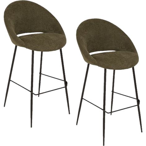 Lot de 2 tabourets de bar AMAGO (1/5)