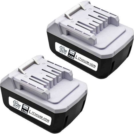 2X Battery 4.0Ah for Makita 18V lithium-ion BL1813G BL1840G BL1815G BL1811G 195608-4 DF457D TD127D JV183D HP457D 195608-4