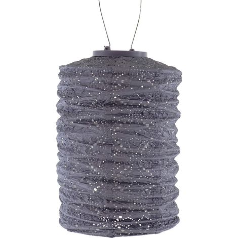 LUMIZ Lampion Solarlampe Cylinder 18 Mandela Mauve Purple lila Ø 18 cm - Tyvek® (1/5)