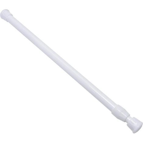 Tringle à rideau extensible, barre de tension extensible, facile à installer pour rideaux en filet, barres télescopiques extensibles pour rideau de douche, de baignoire, d'armoires de porte (1/5)
