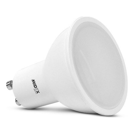 Ampoule LED GU10 7W 120° Miidex Lighting® blanc-neutre-4000k - non-dimmable