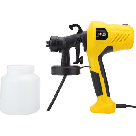 Pistolet à peinture électrique haute pression, outil de pulvérisation réglable, jaune, prise UE 230-240 V (1/5)
