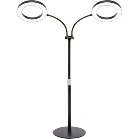 Lampe horticole LED à spectre complet pour plantes d'intérieur, éclairage réglable avec 72 LED, niveaux de luminosité dimmables, minuterie 3/9/12 heures pour plantes d'intérieur (1/4)