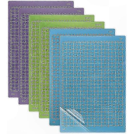 Lot de 6 tapis de découpe multi-usages 8,5x12 pouces pour machines de découpe, surface robuste et réutilisable pour coupes précises (1/5)
