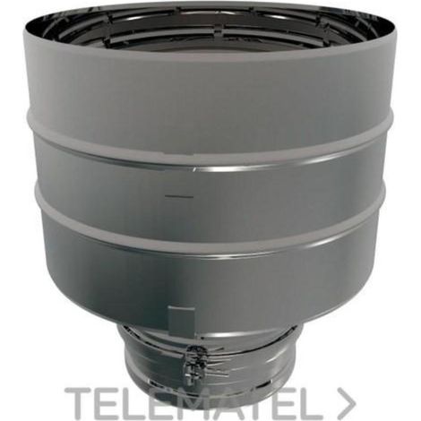 ROS sombrerete antirretor 100 simple p. 2700046 ros , Sombrerete Antirretor 100 Simple Pared 2700046 de la marca Ros Chimney.