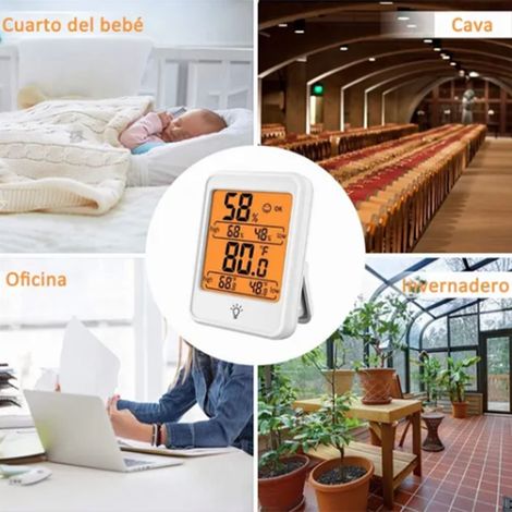 Innenthermometer und Hygrometer mit LCD-Display und Emoticon zur Komfortüberwachung (1/5)