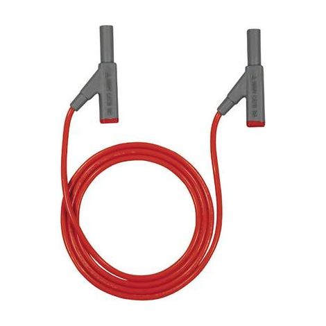 BEHA AMPROBE 307112 CORDON DE MESURE DE SÉCURITÉ MÂLE 4 MM MÂLE 4 MM 2.00 M ROUGE 1 PC(S) 3313550