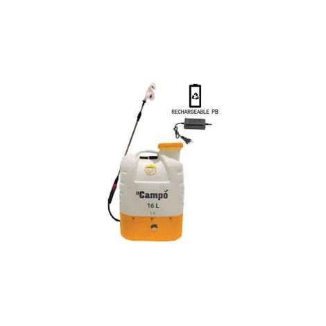 POMPA A ZAINO A BATTERIA PIOMBO 12V LT.16  cm.38x18,5x52h.    IL CAMPO