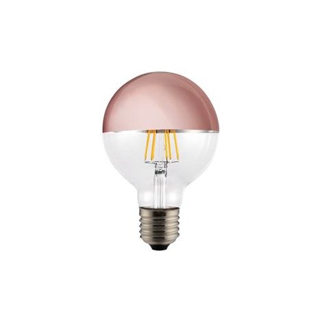 Bombilla LED vintage G95 “Half Mirror” con efecto espejo E27 (6W 2700K 700lm) RLED – Bronce (1/5)