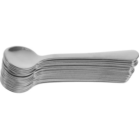 Lot de 20 Mini Cuillères à Expresso 75 CM en Acier Inoxydable Cuillères à Café Multifonctions pour Épices Desserts et Thé Ustensiles Cuisine Compacts Argentés Adaptées Usage (1/5)