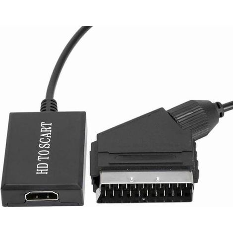 LYERCW - Câble HDMI vers péritel, adaptateur HDMI vers péritel, convertisseur HDMI vers péritel, adaptateur vidéo (1/3)
