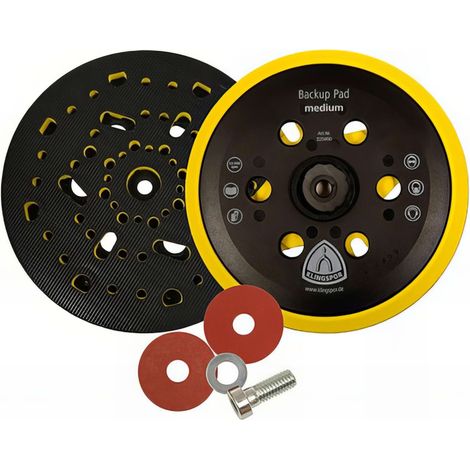 Plateau/support pour disques auto-agrippant HST 555 D. 150 mm x M 8 dureté moyenne - 320490 - Klingspor