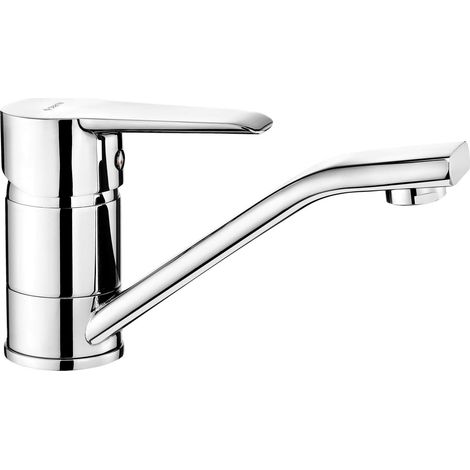 Deante Waschbeckenarmatur ECO verchromt mit schwenkbarem Auslauf und ECO-click