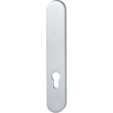 Hoppe – Plaque pour porte extérieure en aluminium anodisé – Finition esthétique – Fixation non visible pour vis M4 – Distance de percement 70 mm