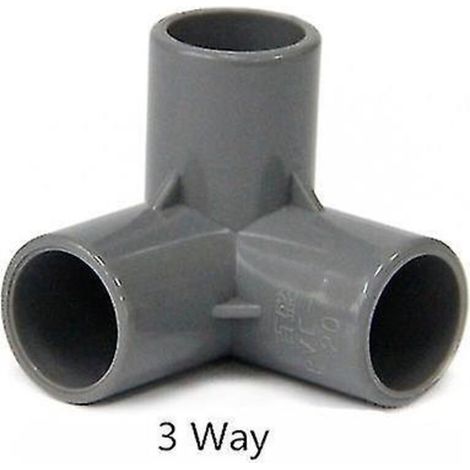 Raccords de tuyau PVC 3, 4, 5 ou 6 voies, répartiteur de tuyau 20-50 mm, adaptateur pour tuyau d'arrosage, raccord pour étagère DIY 25 mm x 25 mm (1/5)
