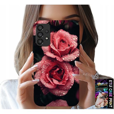 Hülle für Samsung Galaxy A53 5G – wunderschöne rosa Rosen, florale Muster, Hülle (1/5)