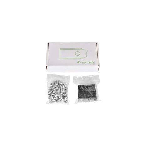 Lames en titane 45 pièces pour tondeuses robotisées Husqvarn/Automower/Yardforce/Gardena (3 g  0,75 mm) avec 45 vis