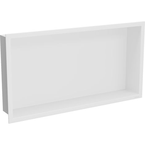 Mexen X-Wall-R Einbauregal mit Flansch 60 x 30 cm, Weiß - 1920603010 (1/5)
