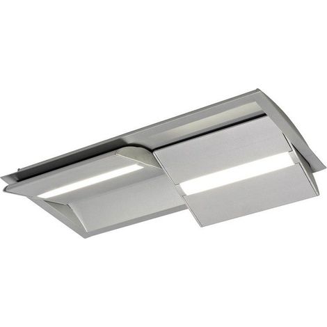 Aro empotrable LED Wanda con doble basculante (20W) – Gris