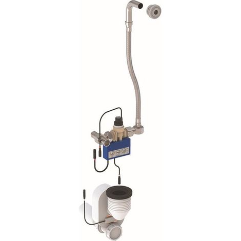 Système de rinçage d'urinoir à piles Flushcontrol 500 pour tous les urinoirs d'angle et couloirs GEBERIT