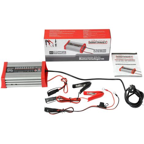 Dino KRAFTPAKET KFZ Batterieladegerät 20A-12V mit Camping-, Nacht-und Memory-Speicher 136320 Caricatore automatico 12 V (1/3)