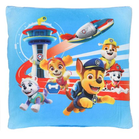 Paw Patrol Kissen Velours Kissen Ideal als Dekokissen
