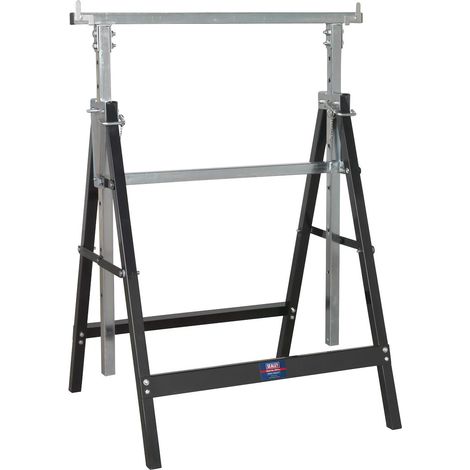 Sealey Fold Down Telescopic Trestle 200kg Capacity FDT3 (1/3)