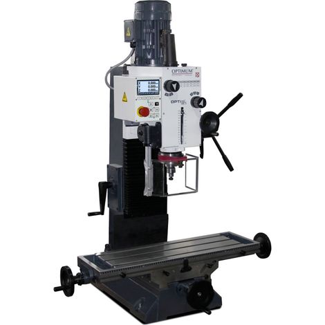 OPTIMUM Bohr-Fräsmaschine OPTImill MB 4D digitale Positionsanzeige (1/5)