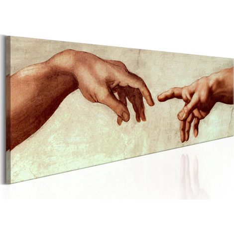 Tableau Imprimé "God's Finger" 45 x 135 cm (1/2)