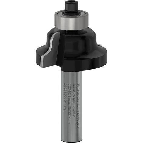 2608628394 - Bit di formatura bordi B, 8 mm, R1 4 mm, B 8 mm, L 12,4 mm, G 54 mm 8 mm, R1 4 mm, B 8 mm, L 12,4 mm, G 54
