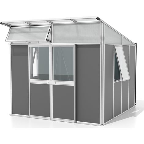 Vitavia Gerätehaus "Kosmos", alu / anthrazit, 7,8 m² (1/4)