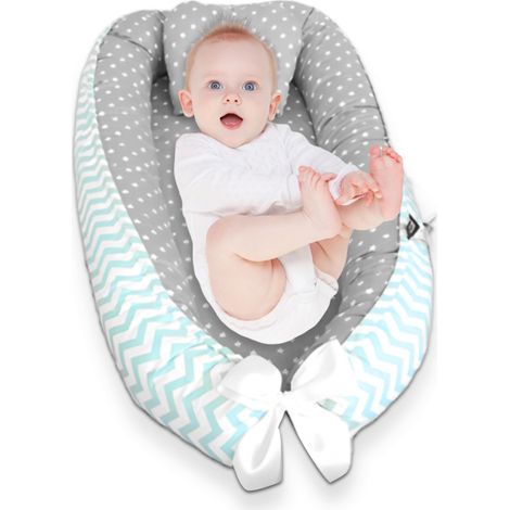 1 lit bébé en coton, portable et démontable, adapté aux nouveau-nés, environnement naturel, usage intérieur (1/5)