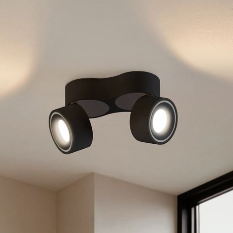 [GEBRAUCHT] B-Ware Arcchio Deckenstrahler Rotari LED dimmbar 2-flg schwarz Aluminium 1960lm 3000K (1/2)