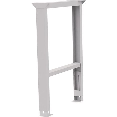 Piede per banco da lavoro regolabile H719-1019xL150mm grigio chiaro