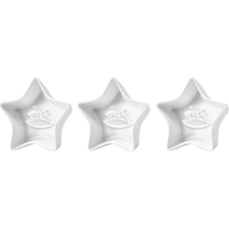 Fade set 3 antipastiere Stella Xmas White porcellana fine (1/2)
