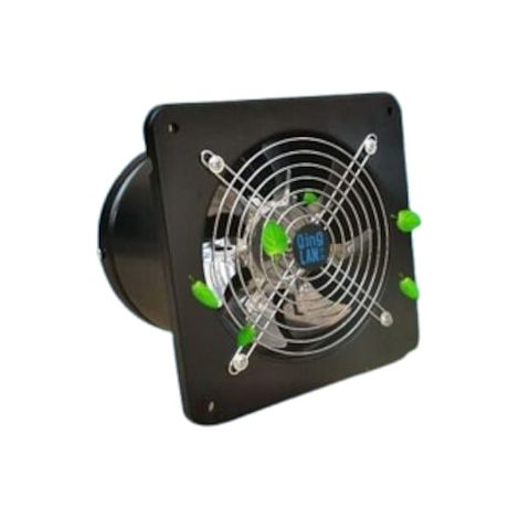Ventilateur d'extraction 4-12 pouces, haute efficacité, noir