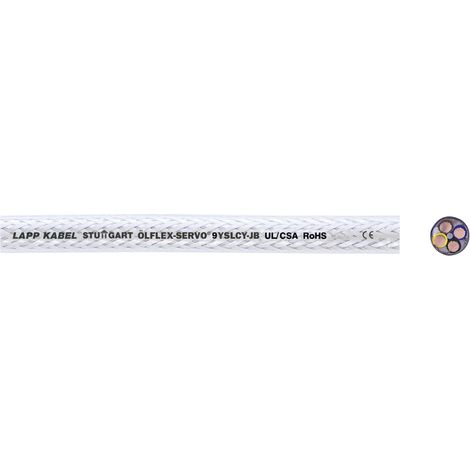LAPP ÖLFLEX® 9YSLCY-JB Câble pour servo 4 G 2.5 mm² transparent 37001/1 Marchandise vendue au mètre X71296