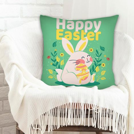 Housse de coussin moderne design lavable en machine pour Noël, anniversaire, la Fête des Pères, la Fête des Mères (1/5)