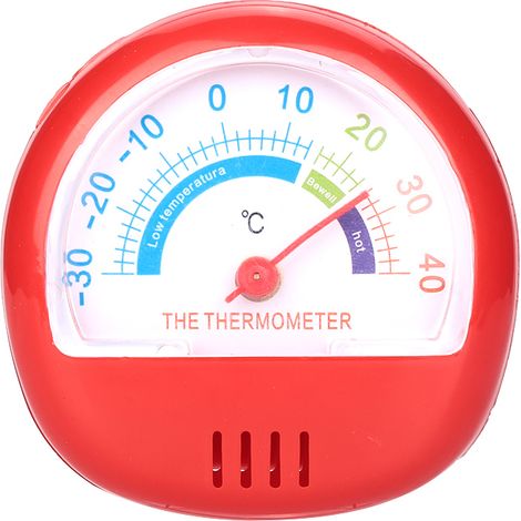 Thermomètre pour réfrigérateur-congélateur, grand cadran (mécanique rouge) (1/5)