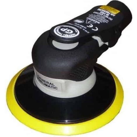 Ponceuse orbitale pneumatique 150mm – Vitesse 12000 tr/min – Aspiration centralisée – Excentration 5mm pour finition parfaite – General Pneumatic