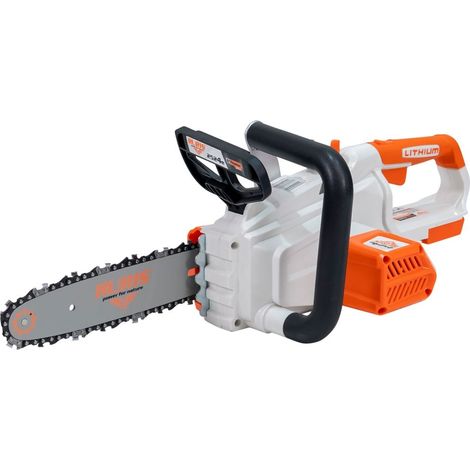 RURIS Tronçonneuse sans fil 20V Li-Ion - Guide 25 cm - Chaîne 3/8 - Coupe 245 mm - Frein électromagnétique - Réservoir 220 ml - Sans batterie (1/4)