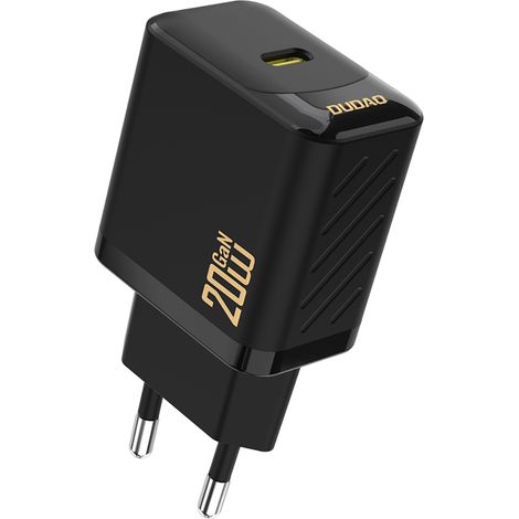 PD20W GaN USB-C Wandladegerät – Schwarz (1/4)