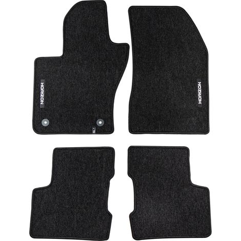 Tapis de Sol de Voiture pour Jeep Renegade 2014-2025 PHEV Velours Noir 4Pcs (1/5)