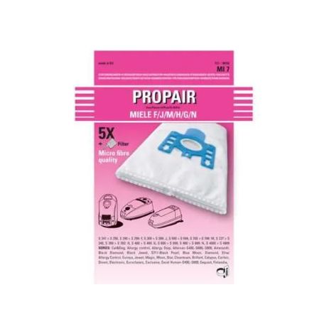 Lot de 4 Sacs a poussiere + 1 filtre pour Aspirateur Multi-marques 9917710