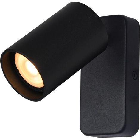 Applique murale NESTO 1 GU10, finition aluminium noir sablé, ITALUX WL-23436-1-BK