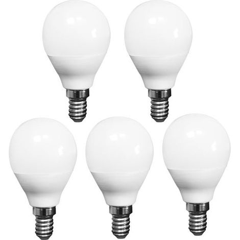 Lot de 5 ampoules LED - 5W - 6500K - E14 - Advanced Star (1/2)