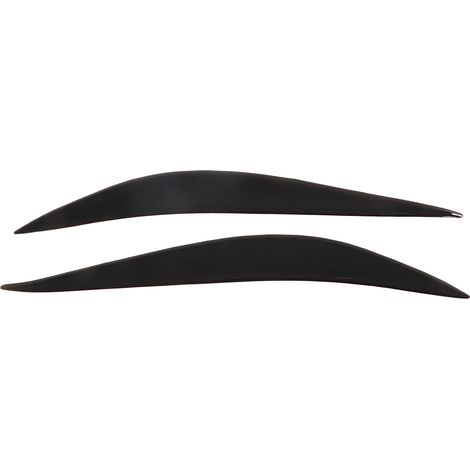 Paire de Caches Sourcils de Phares BMW Série 4 F32 F33 F36 2012-2020, Autocollants Décoratifs en Noir Piano pour Optiques Avant (1/5)