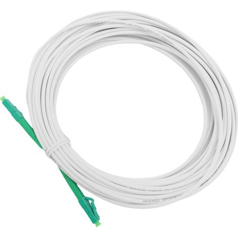 Cordon de raccordement fibre optique LC APC monomode 1 cœur imperméable blindé en PVC extérieur 1500 cm / 49,2 ft (1/5)