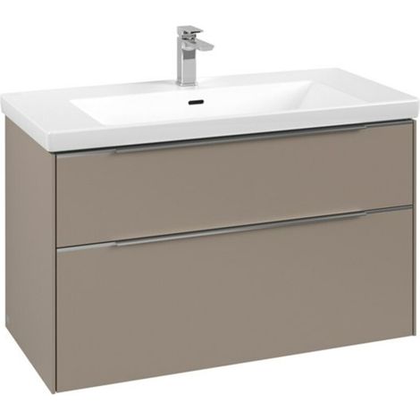 Villeroy & Boch Subway 3.0 Waschbeckenunterschrank, 2 Auszüge, (1/3)